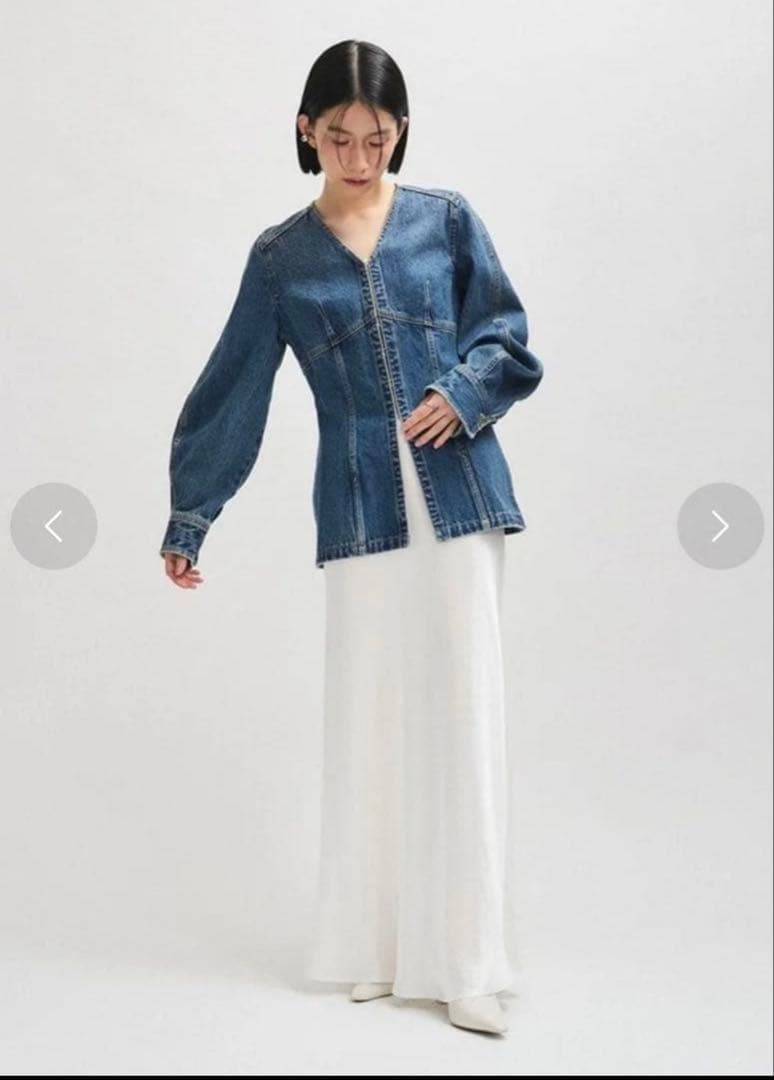 ADAM ET ROPÉ フロントホックデニムトップス