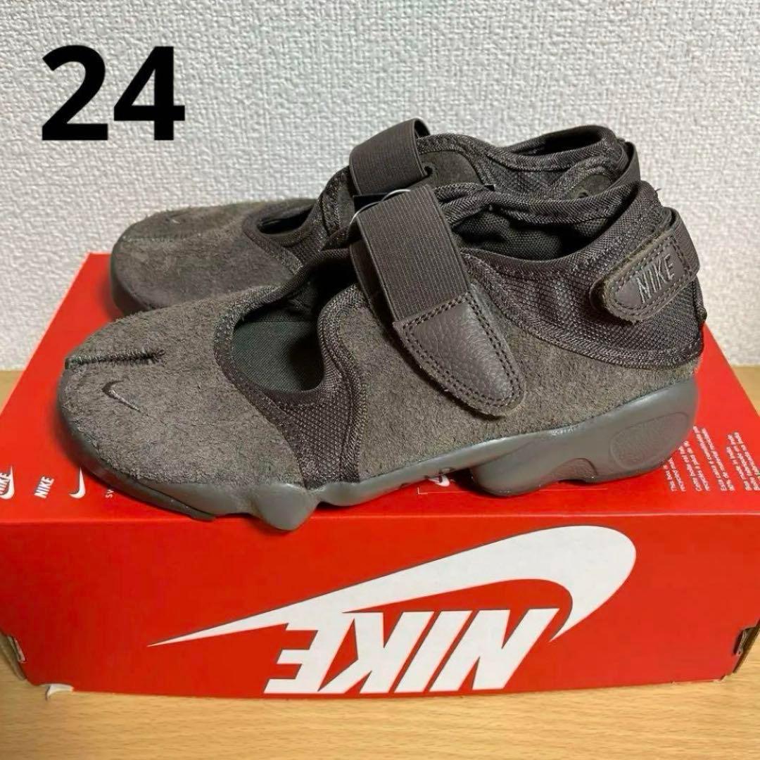 新品 WMNS NIKE AIR RIFT IRONSTONE 茶 24cm
