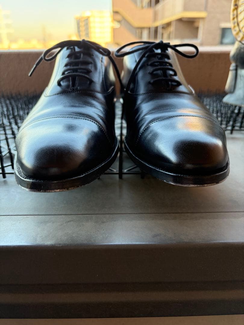 【年始特価】GAZIANO & GIRLING ブラック ドレスシューズ7E