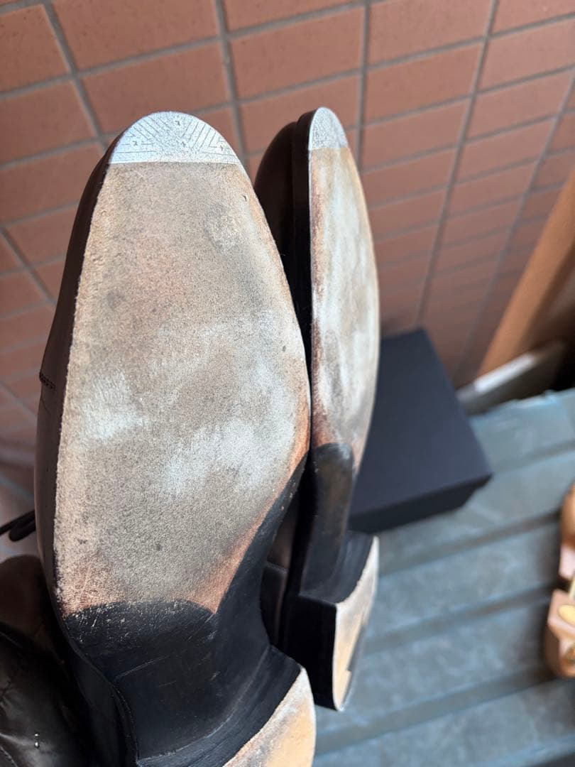 【年始特価】GAZIANO & GIRLING ブラック ドレスシューズ7E