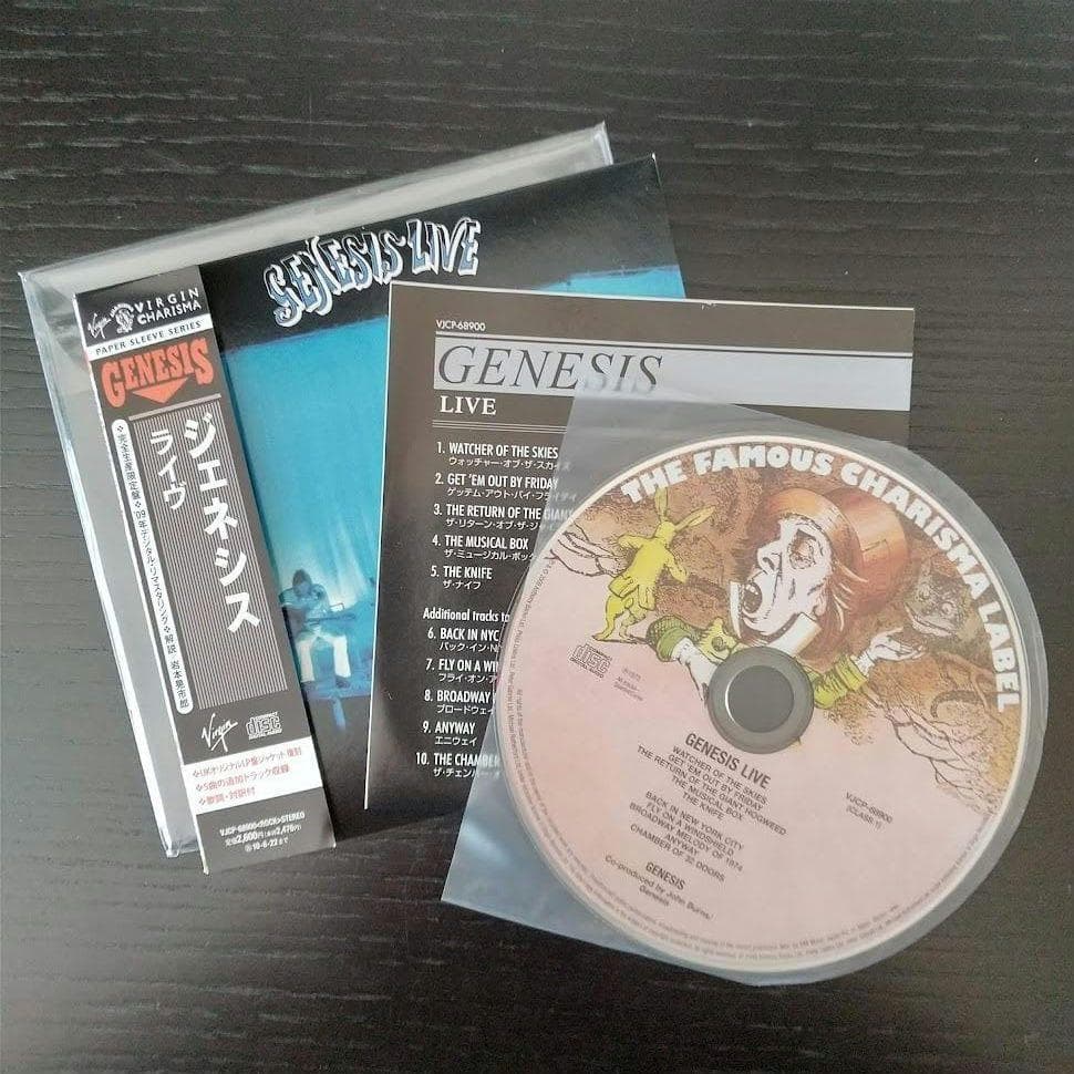ジェネシス：ライブ(紙ジャケ) 完全生産限定盤