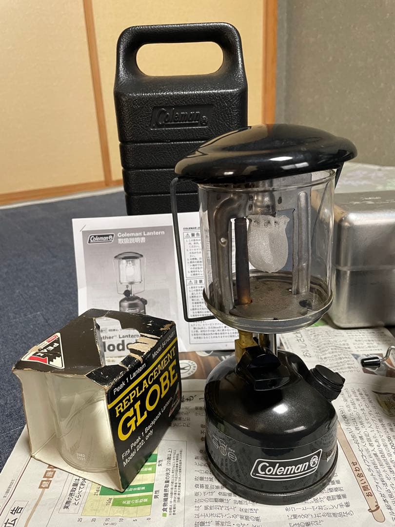 し*う様 Coleman！PEAK1 ストーブ（ケース付）+フェザーランタン（ケ