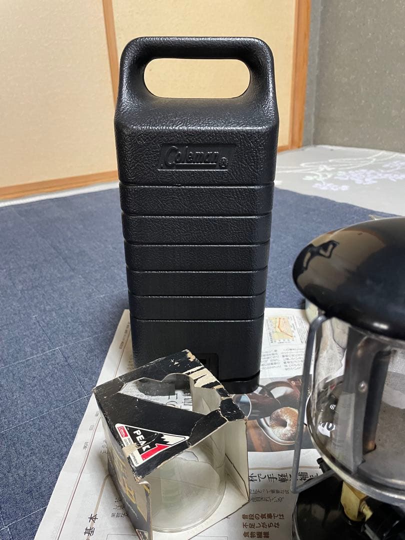 し*う様 Coleman！PEAK1 ストーブ（ケース付）+フェザーランタン（ケ