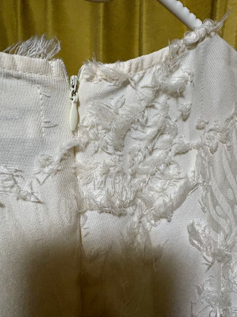 merry jenny バルーンリボンミニワンピース アイボリー