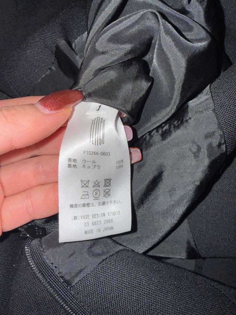 fetico フェティコ 21aw ジャンプスーツ 2way size1