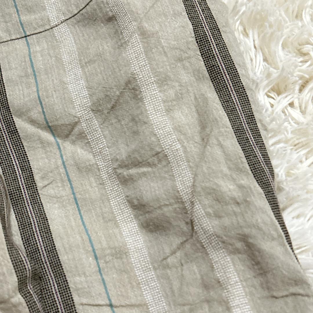 慈雨 センソユニコ ストライプ ワイドパンツ 楽ちん 美シルエット 日本製 40