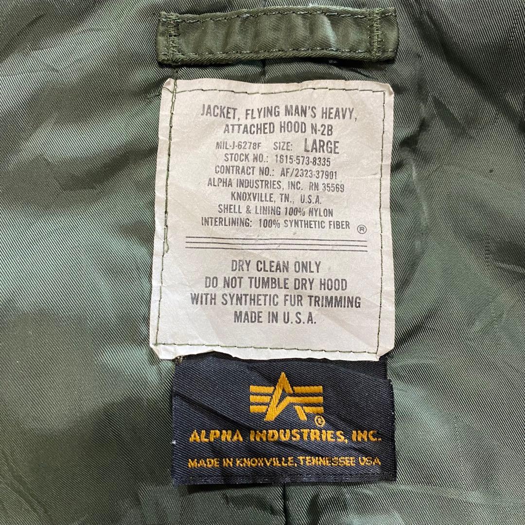 USA製 ALPHA アルファ N-2B N2B フライト カーキ IDEAL
