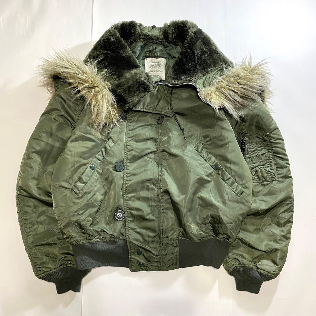 USA製 ALPHA アルファ N-2B N2B フライト カーキ IDEAL