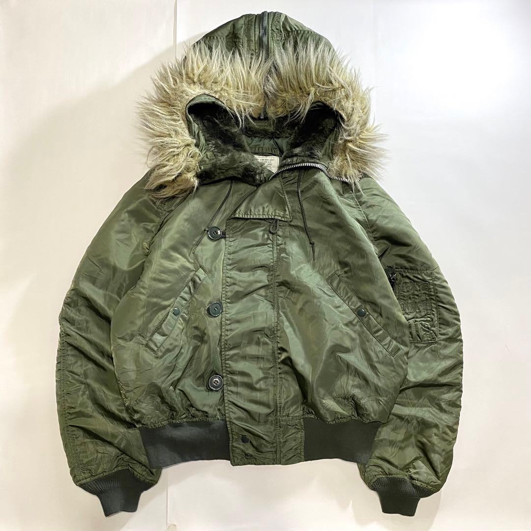 USA製 ALPHA アルファ N-2B N2B フライト カーキ IDEAL