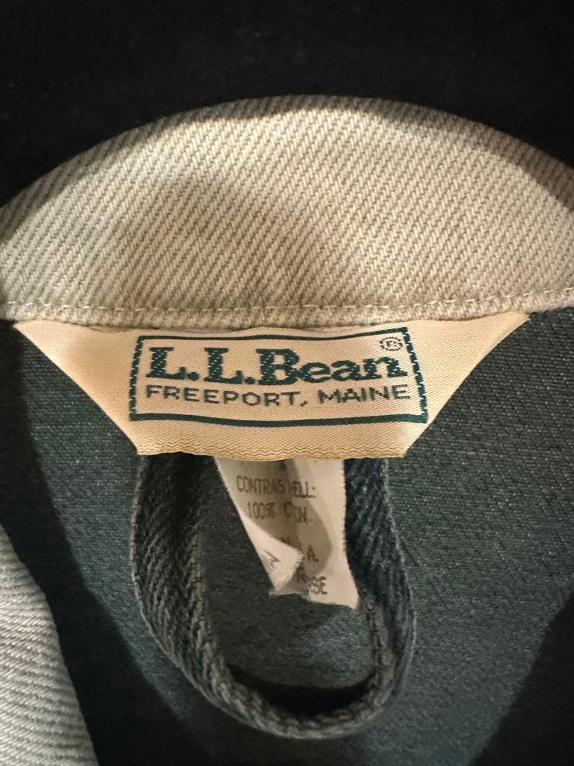 エルエルビーン　USA製　カバーオール　ジャケット　グリーン　美品