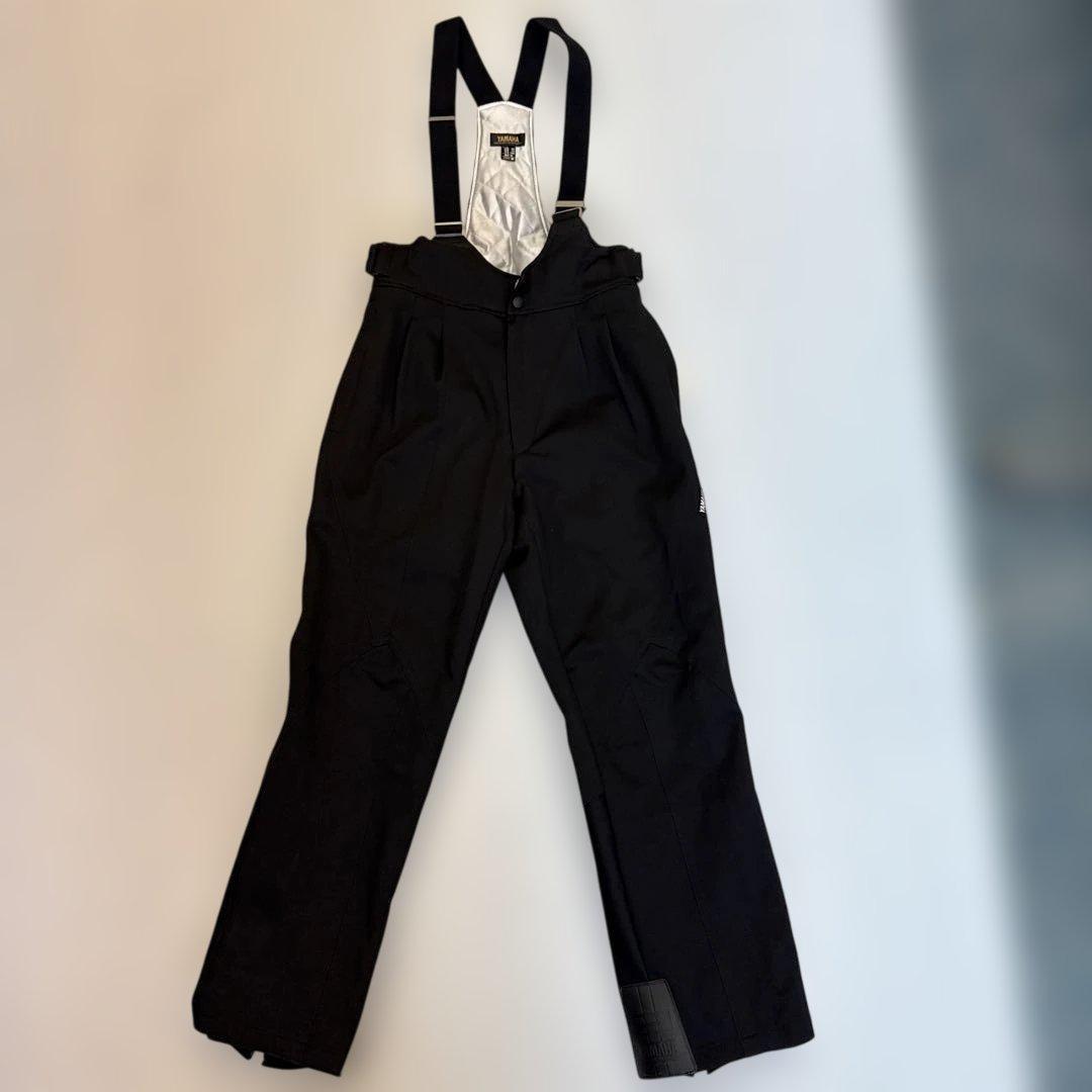 【新品未使用】YAMAHA スキーウェア パンツ M 日本製 黒 希少 当時物