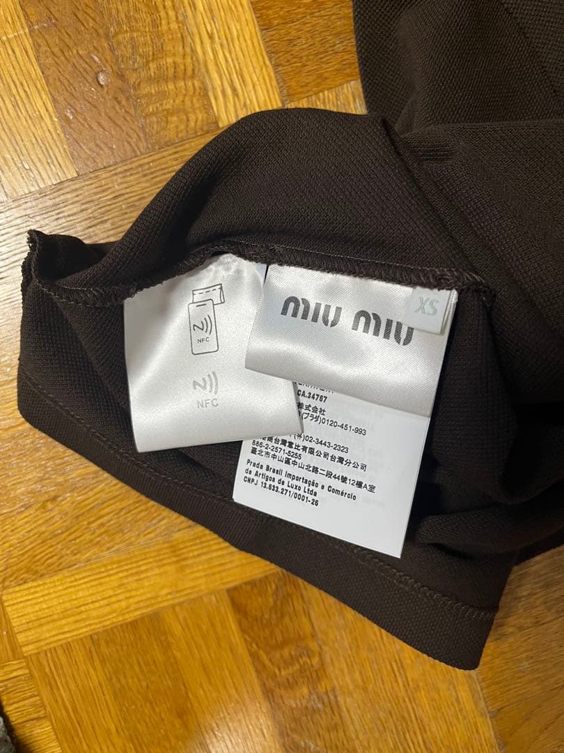 ミュウミュウ　ポップアップ限定　ポロシャツ　XSサイズ