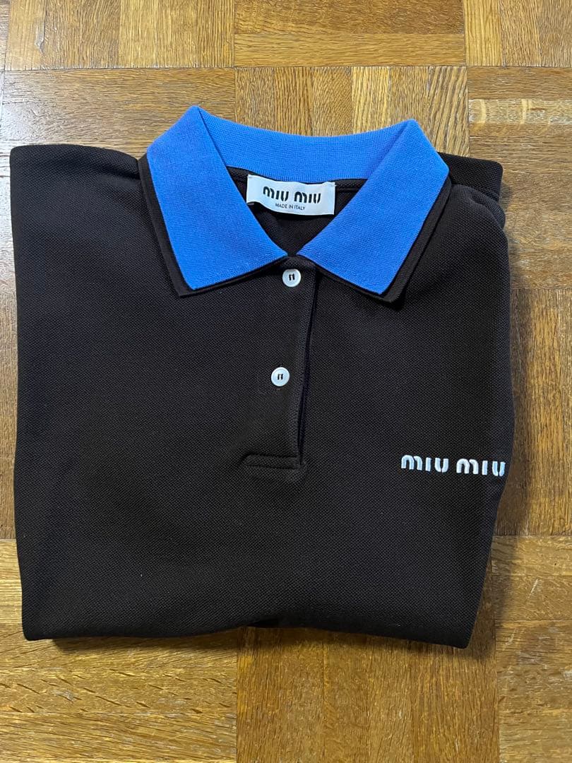 ミュウミュウ　ポップアップ限定　ポロシャツ　XSサイズ