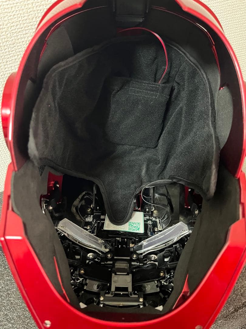 アイアンマンヘルメット シルバー/レッド