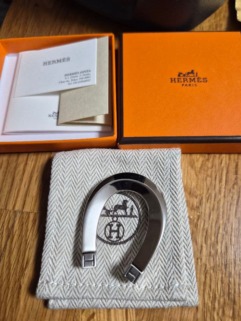 HERMES ホースシュー型 マネークリップ