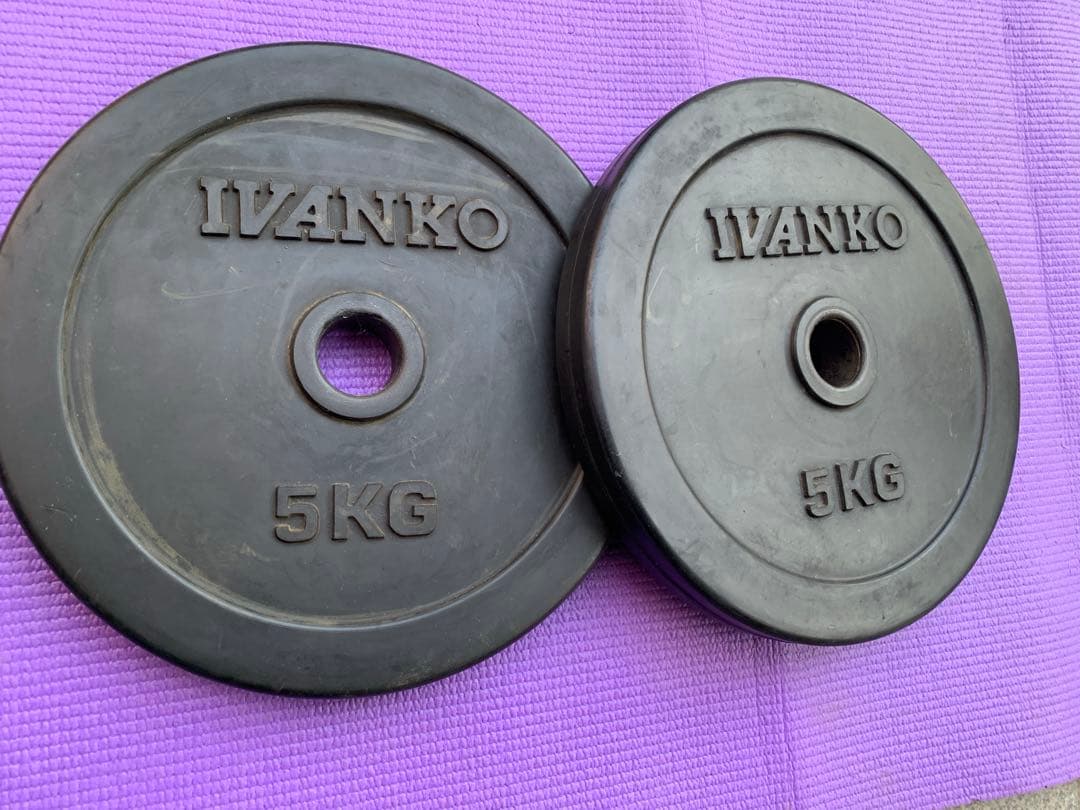 IVANKO 5KG ダンベルプレート 4枚セットΦ28mm