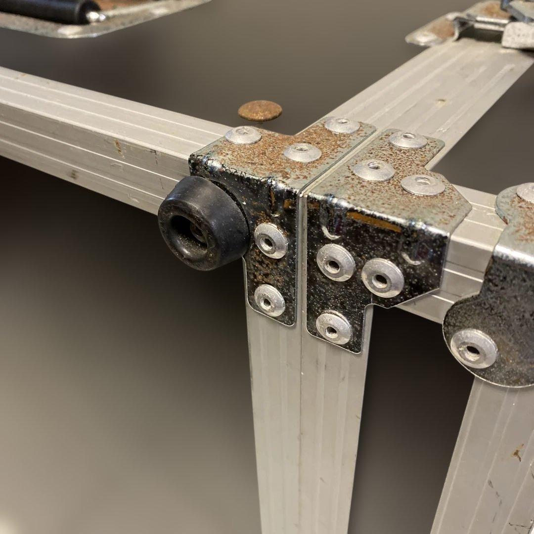 6U ラックケース ① ロング 奥行45cm 両側レール