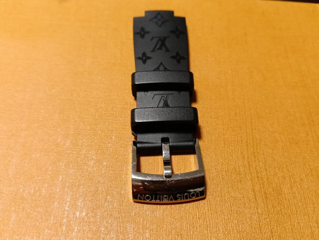 【専用】タンブールGM用 モノグラム ラバーストラップ L　 ブラック