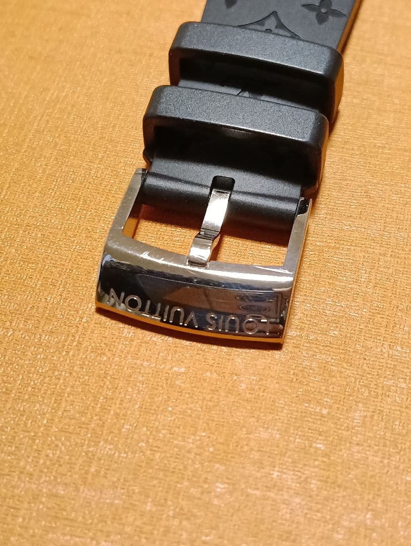 【専用】タンブールGM用 モノグラム ラバーストラップ L　 ブラック