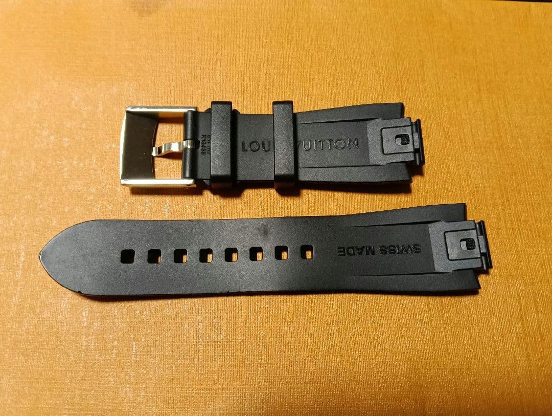 【専用】タンブールGM用 モノグラム ラバーストラップ L　 ブラック