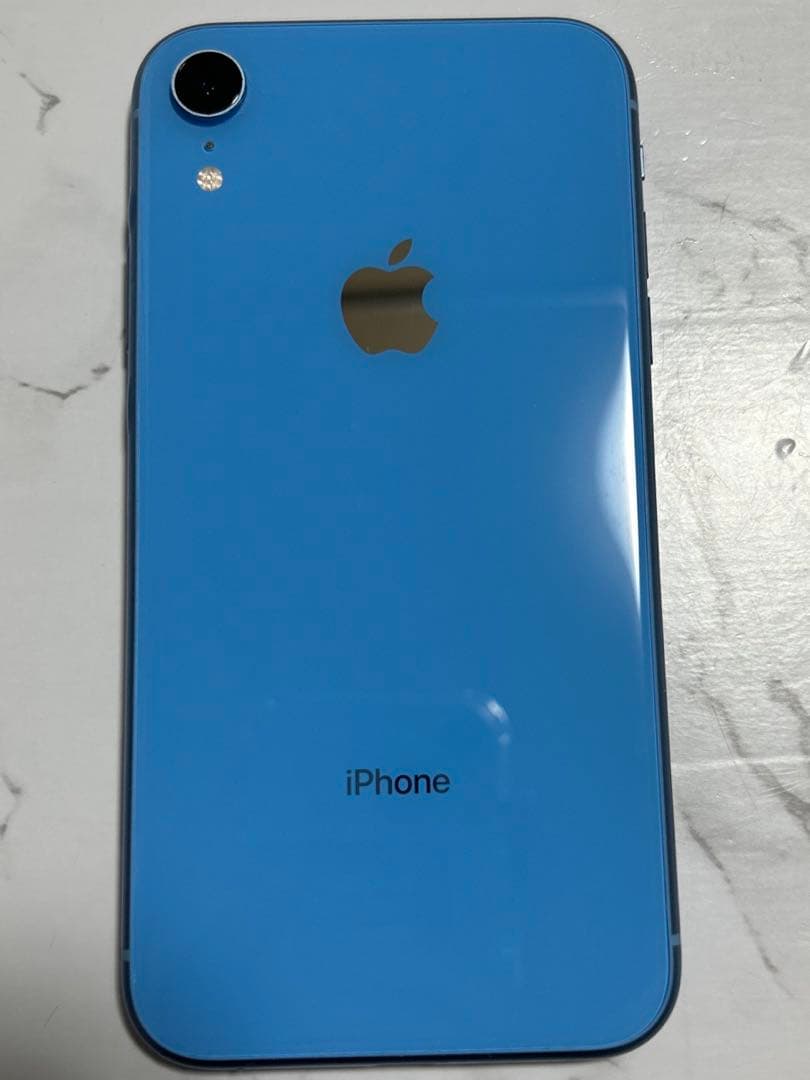 iPhoneXR 64GB 本体 ブルー 箱付き