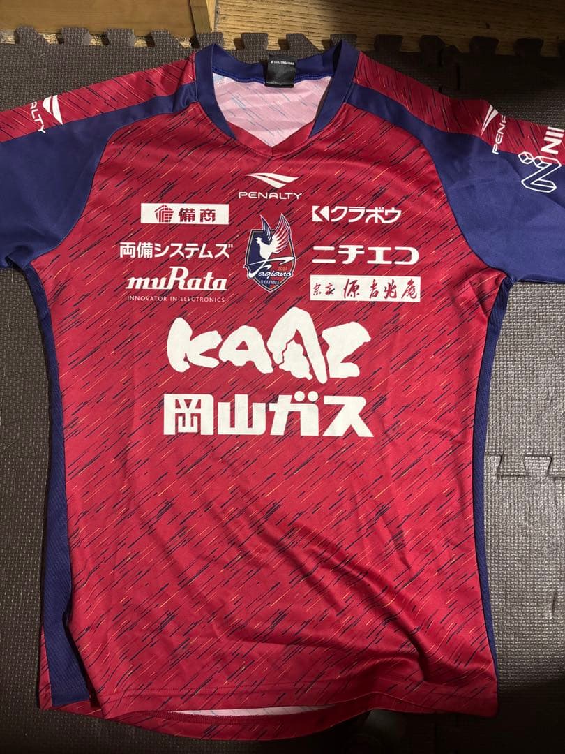 ファジアーノ岡山 公式ユニフォーム 半袖 PENALTY スポンサー入り