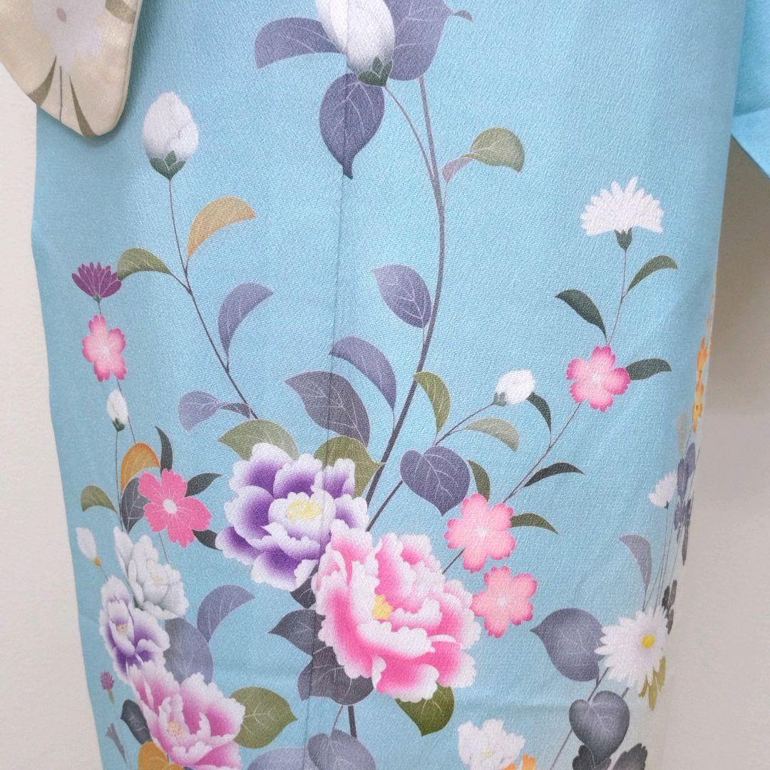 802　半額セール　ブランドもの　美品　染分け暈し　洗える訪問着　4点フルセット