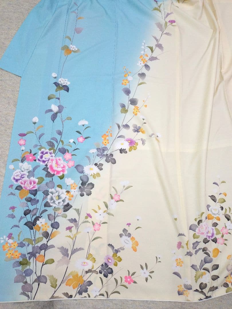 802　半額セール　ブランドもの　美品　染分け暈し　洗える訪問着　4点フルセット