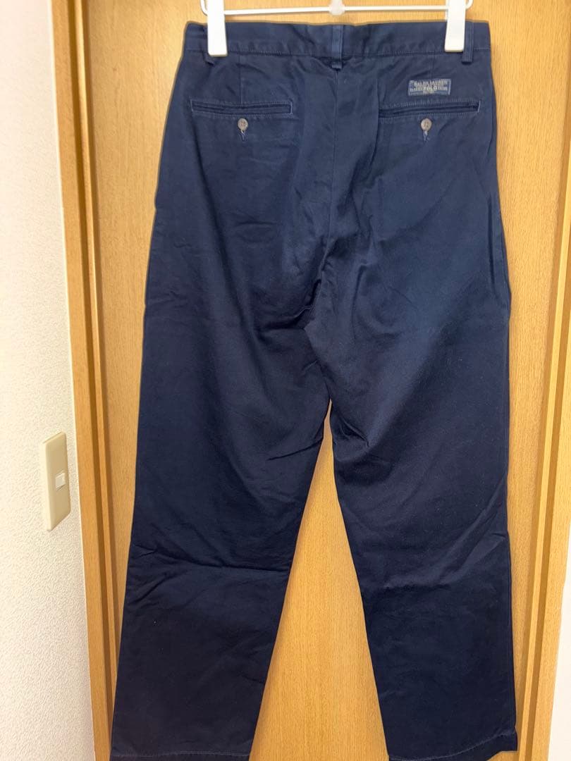 90s ポロラルフローレン アンドリューパンツ チノパン ネイピー 32×32