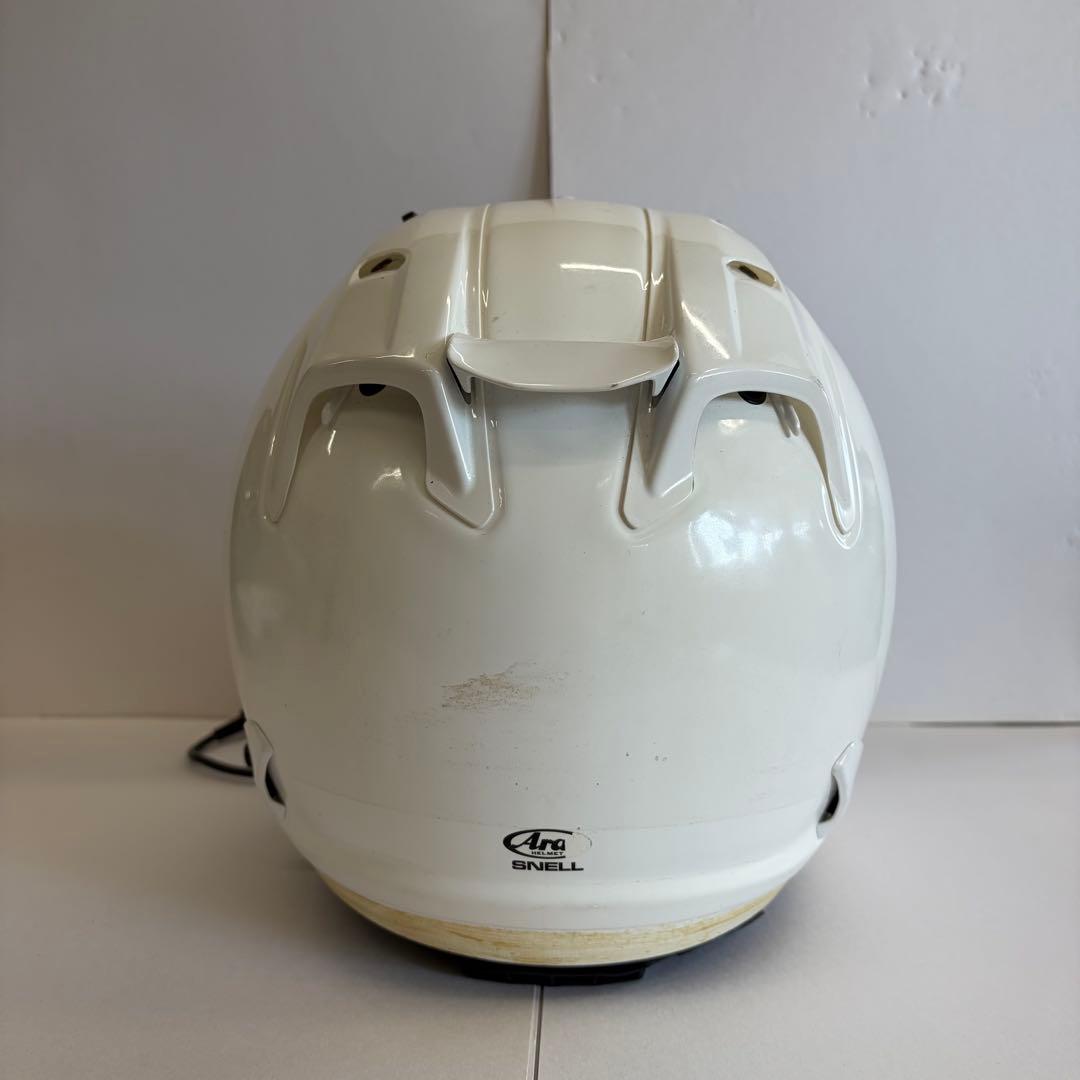 ペ*人様 Arai フルフェイスヘルメット ホワイト 収納袋付き