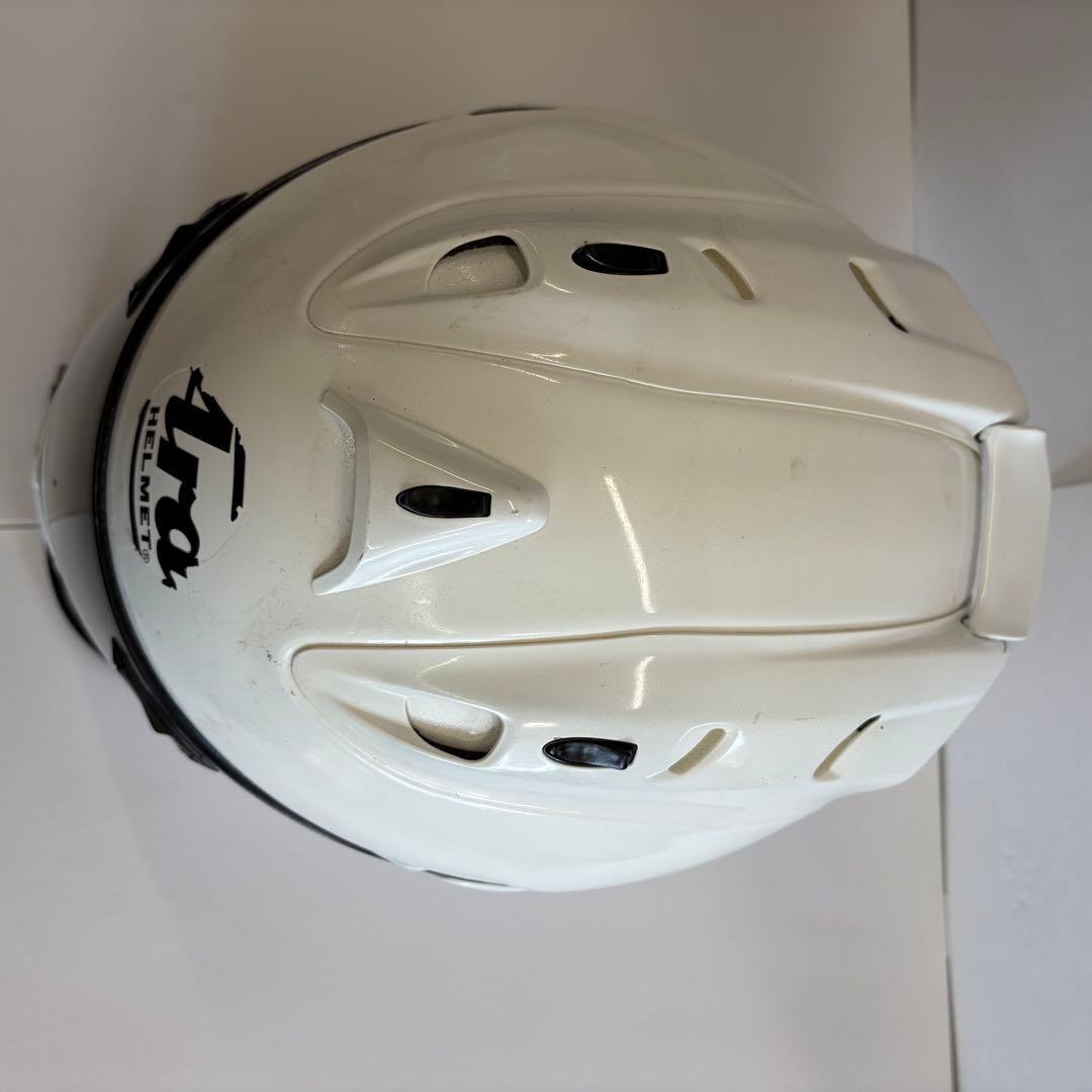 ペ*人様 Arai フルフェイスヘルメット ホワイト 収納袋付き