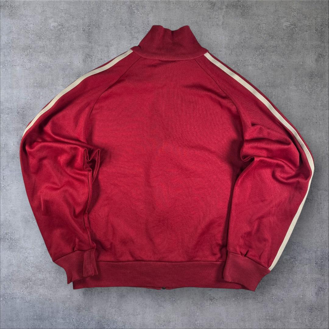 00s adidas アディダス トラックジャケット 赤 白ライン