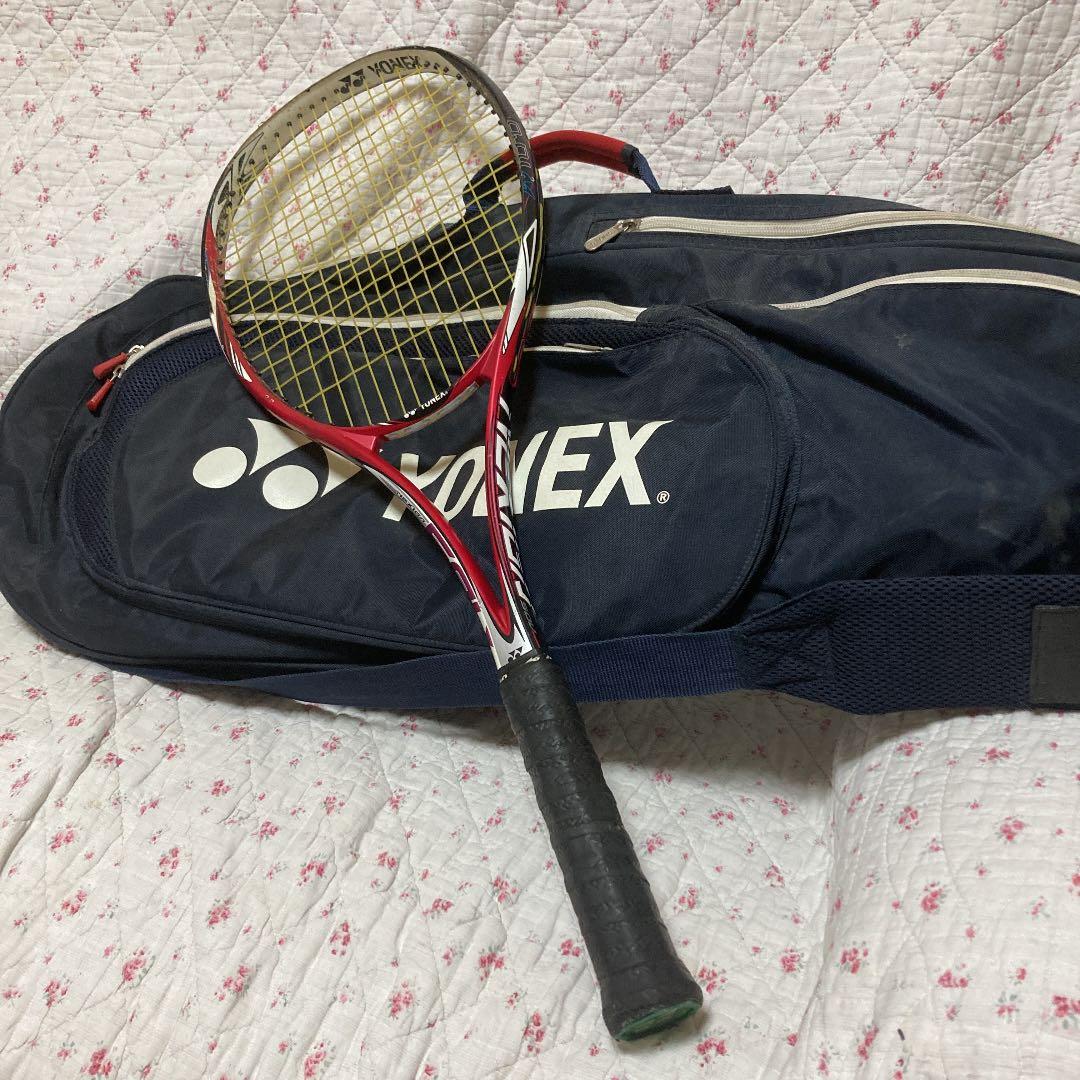 ヨネックス　　テニス用バック　　とソフトテニス用ラケット