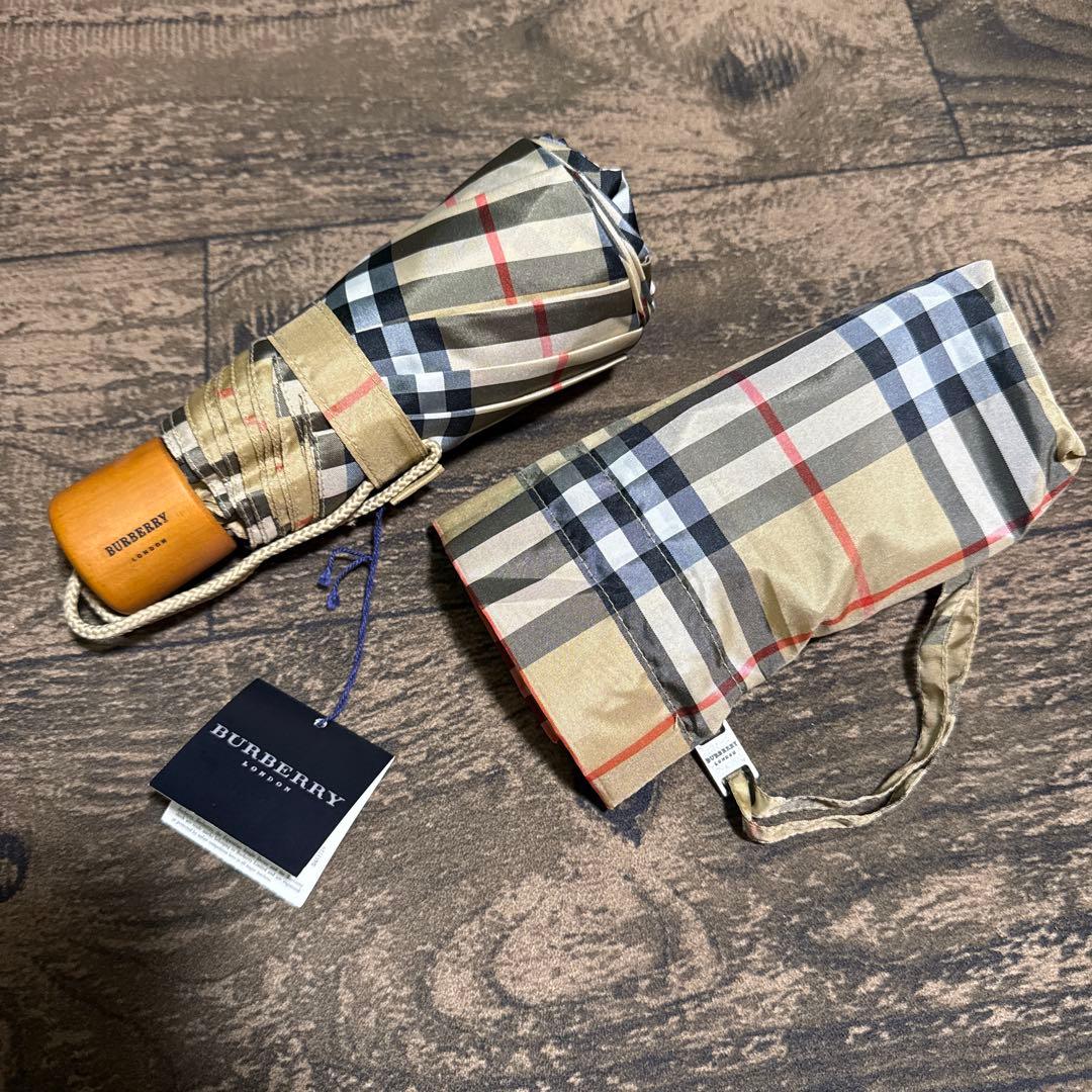 バーバリー　折りたたみ傘　Burberry