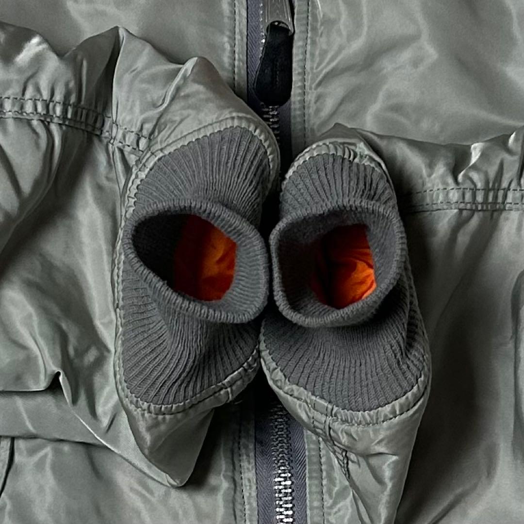 希少✨ 90s USA製 アルファ MA-1 グレー L フライトジャケット