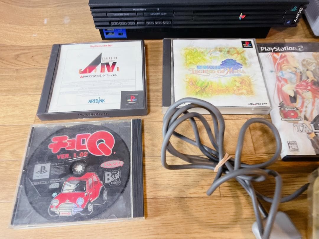 【ジャンク品】SONY PlayStation 1 & 2  ソフト付きセット