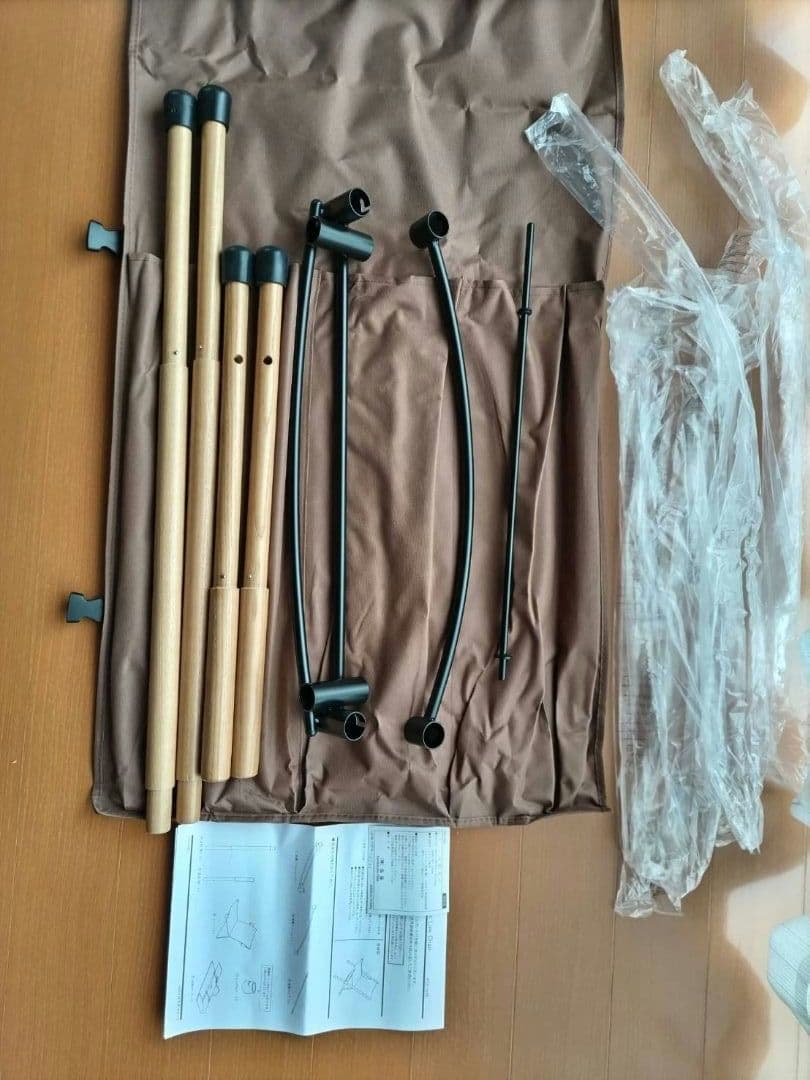 【新品未使用】ハングアウト ポールローチェア 　ホワイト　キャンパス生地