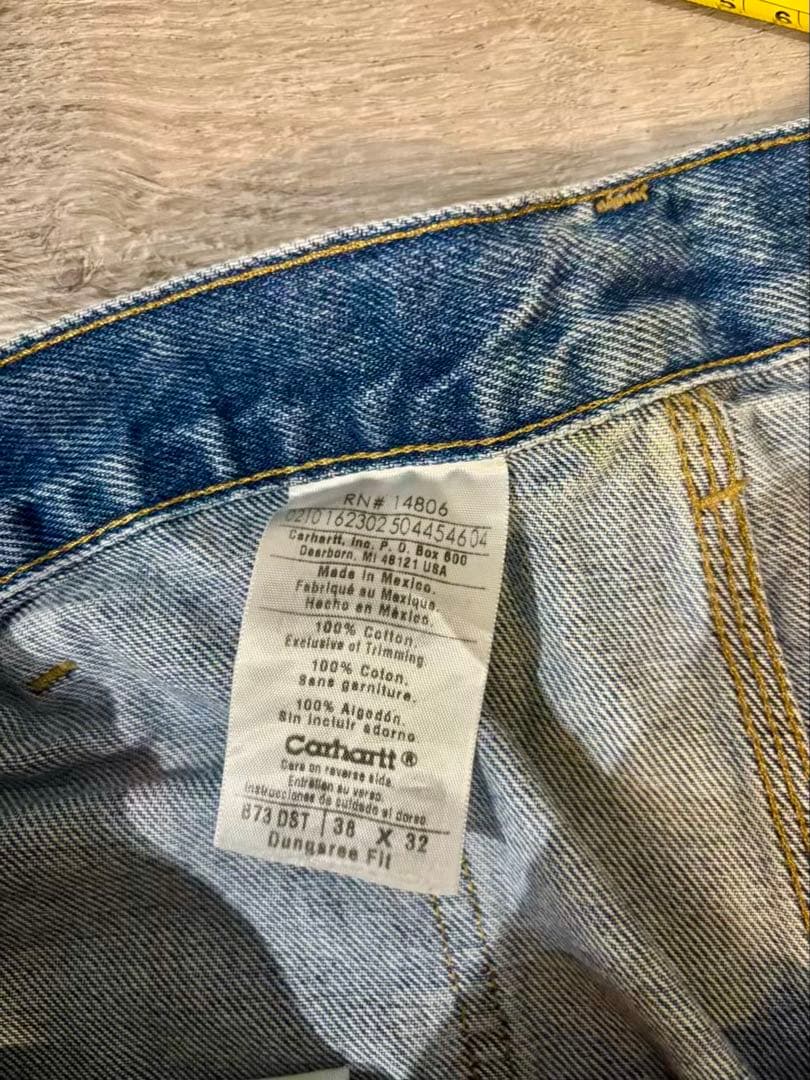 362 Carhartt デニムダブルニー ペインター