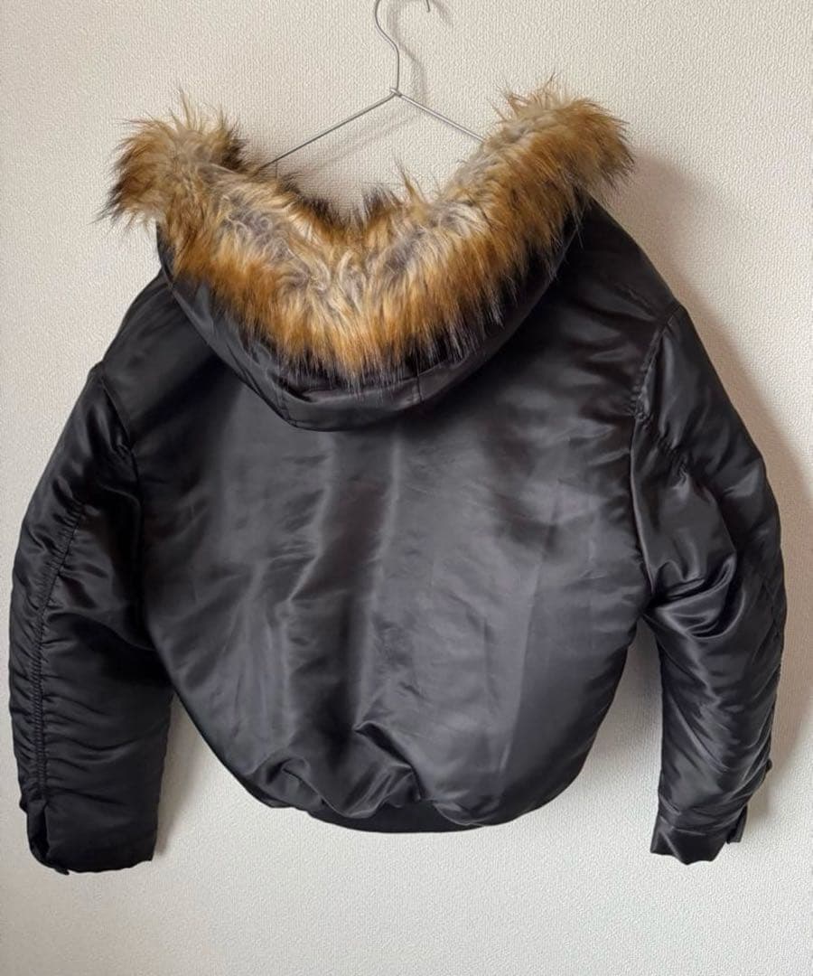 レザーファーダウンジャケット　COSYHARU