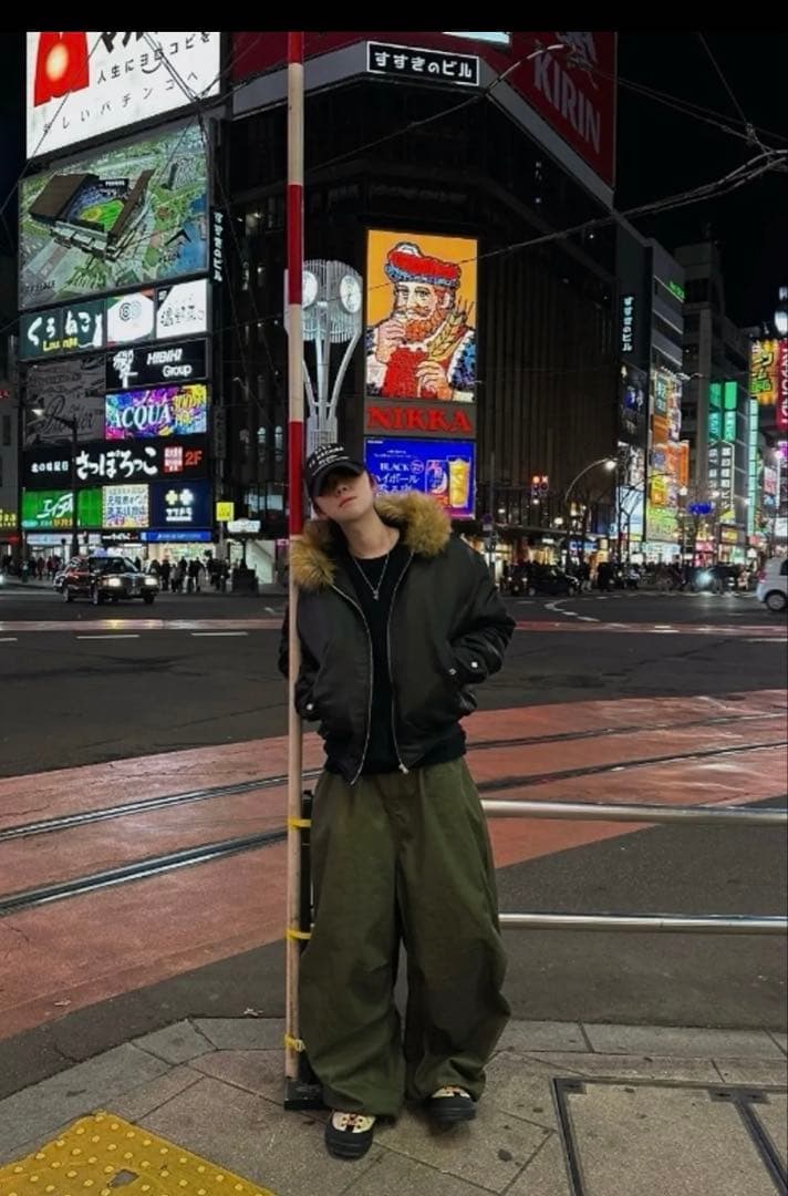 レザーファーダウンジャケット　COSYHARU