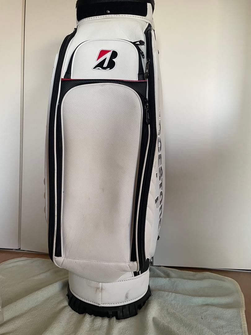 ブリヂストン　プロレプリカキャディバッグ　CBG301 ホワイト