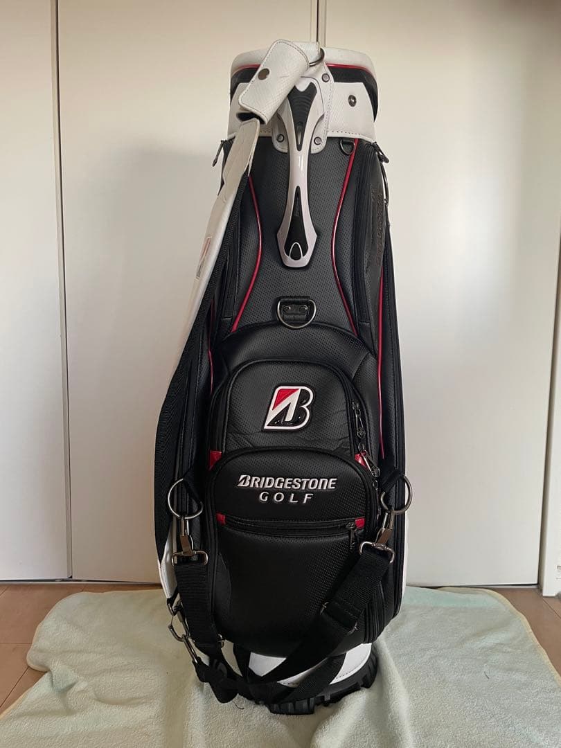 ブリヂストン　プロレプリカキャディバッグ　CBG301 ホワイト