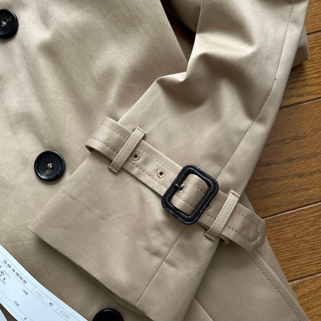 新品未使用BACCAベージュ トレンチコート