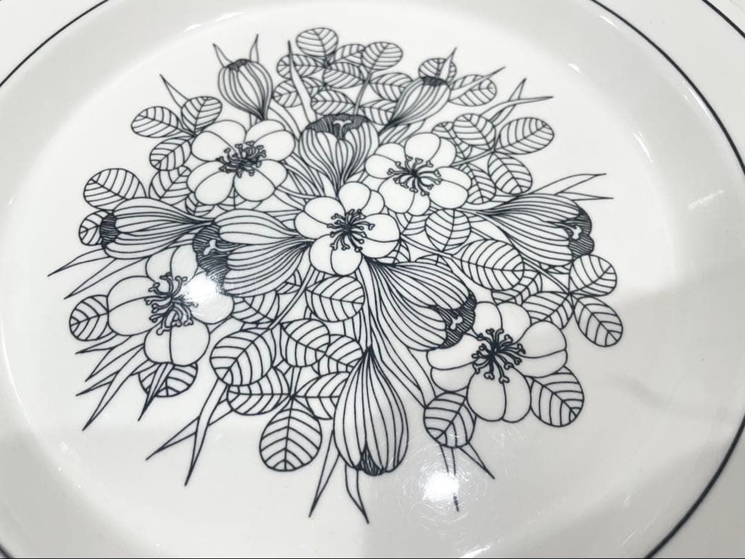 【極希少-1978年製廃盤】ARABIA アラビア クロッカス 24cmプレート