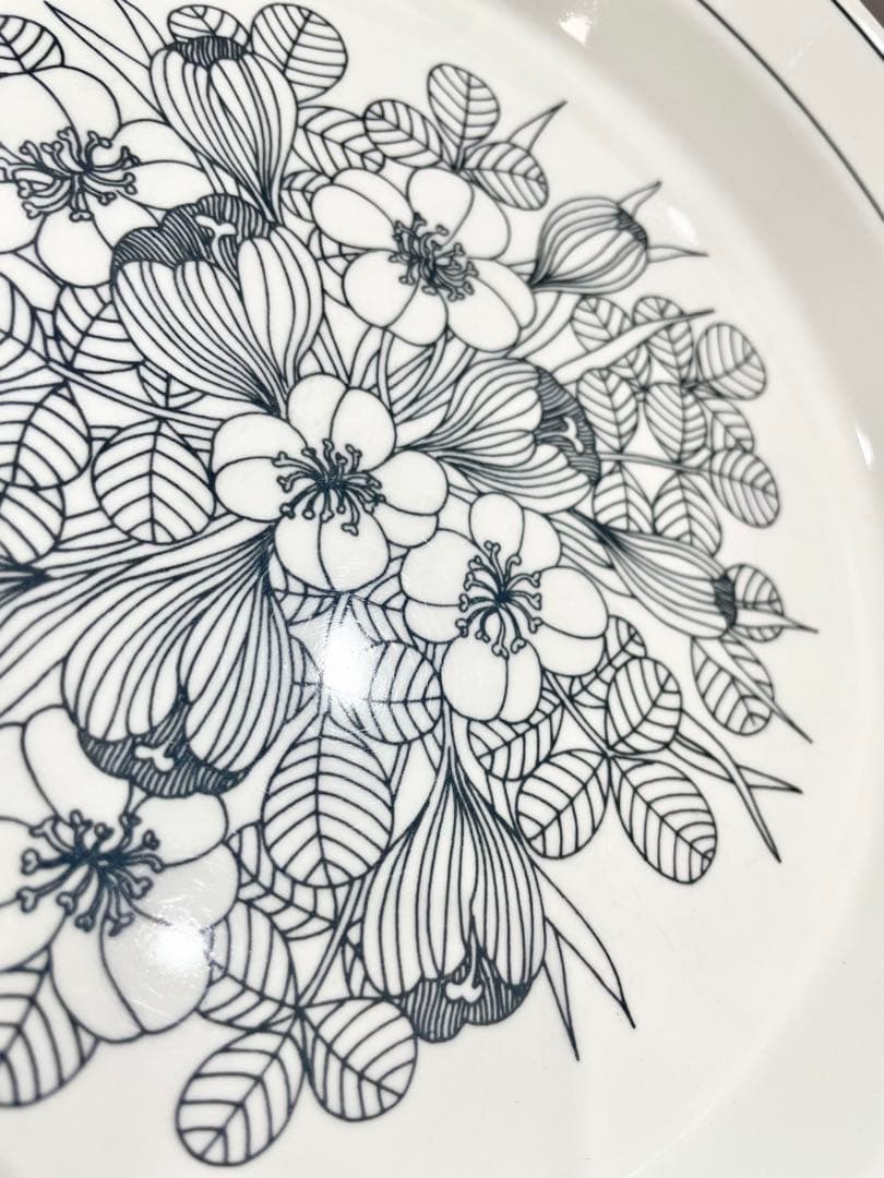 【極希少-1978年製廃盤】ARABIA アラビア クロッカス 24cmプレート