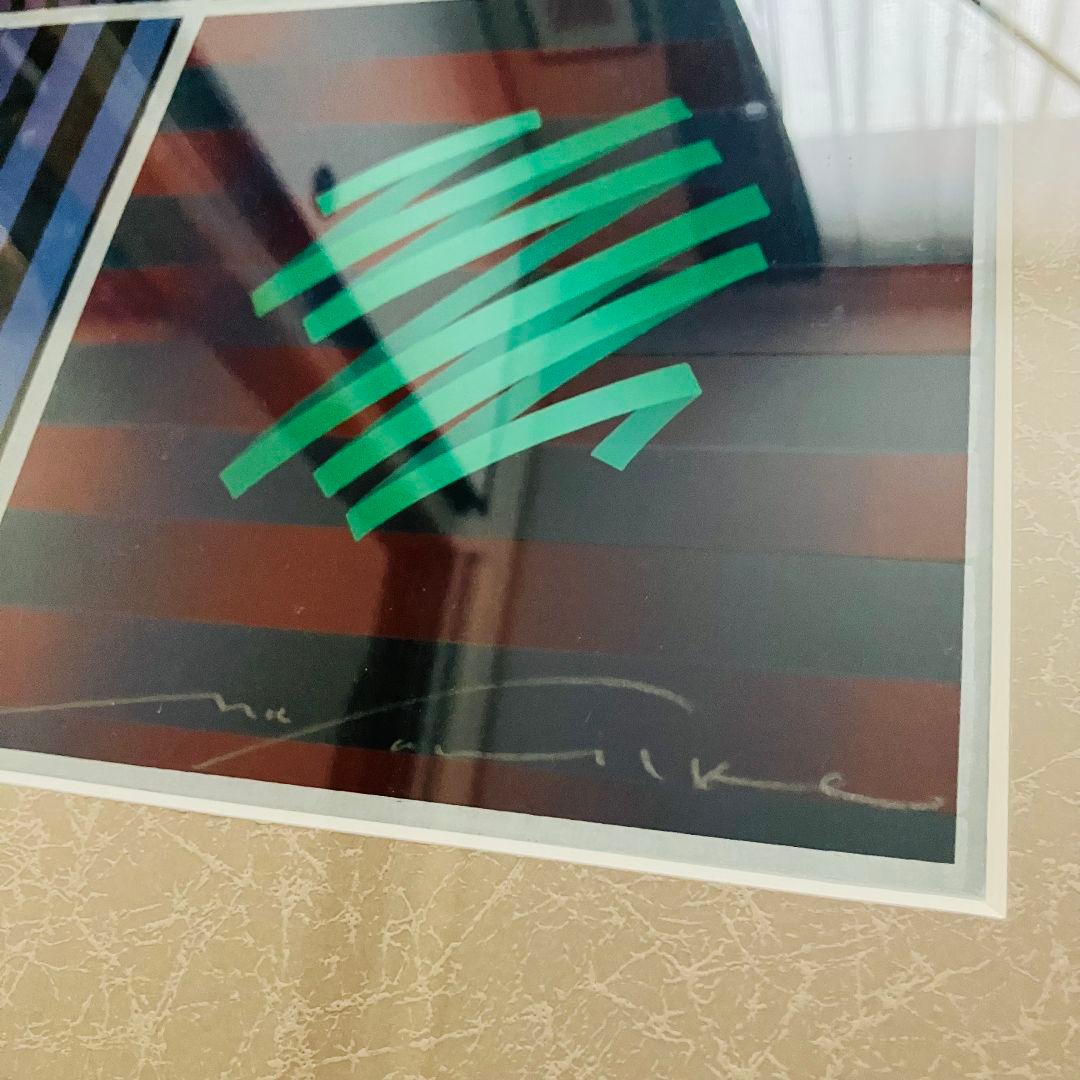 ◉ 80'S 版画 リトグラフ 萄雅彦（どうまさひこ）ポストモダン