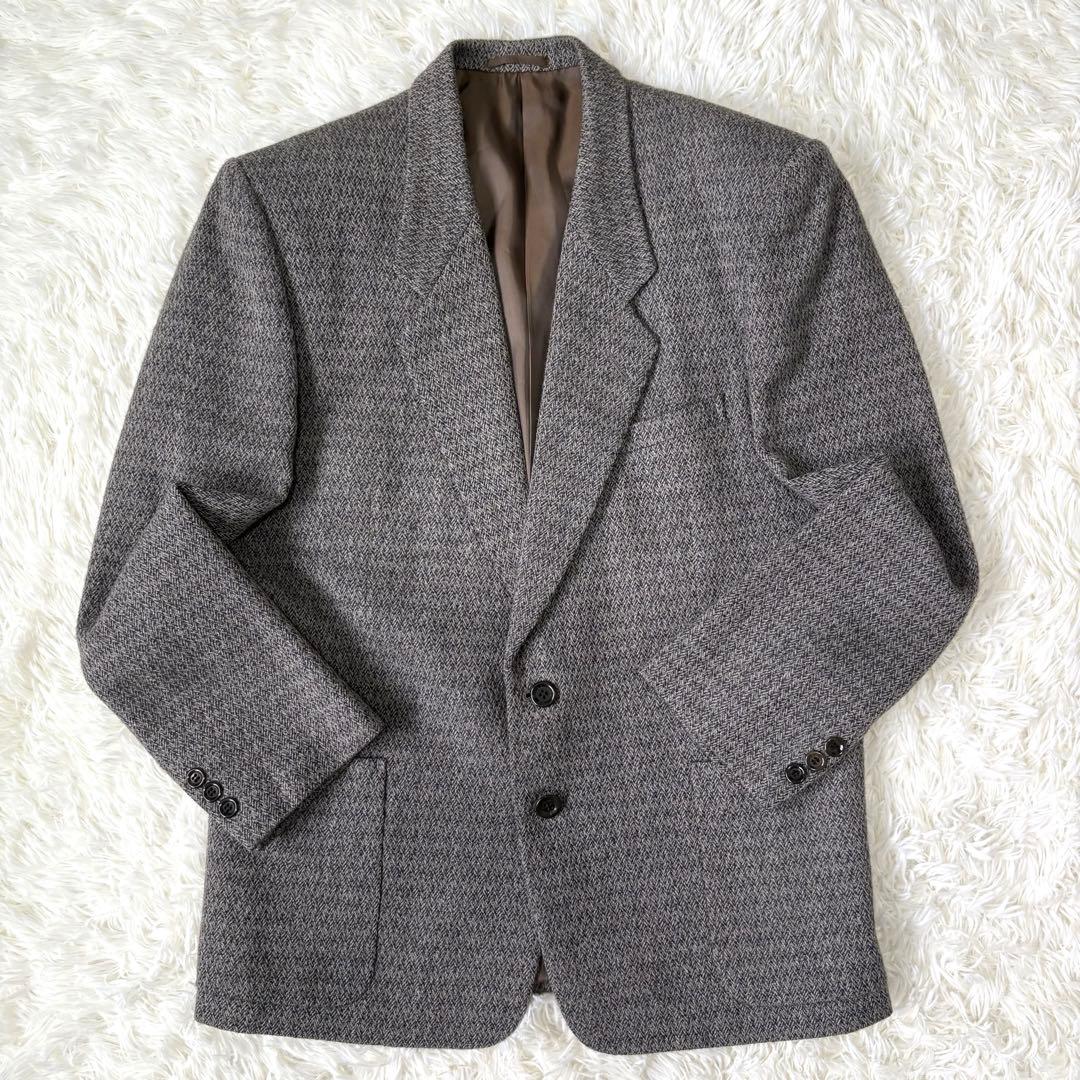 【美品】クリスチャンディオール　ヘリンボーン　ウール　セットアップ　ヴィンテージ