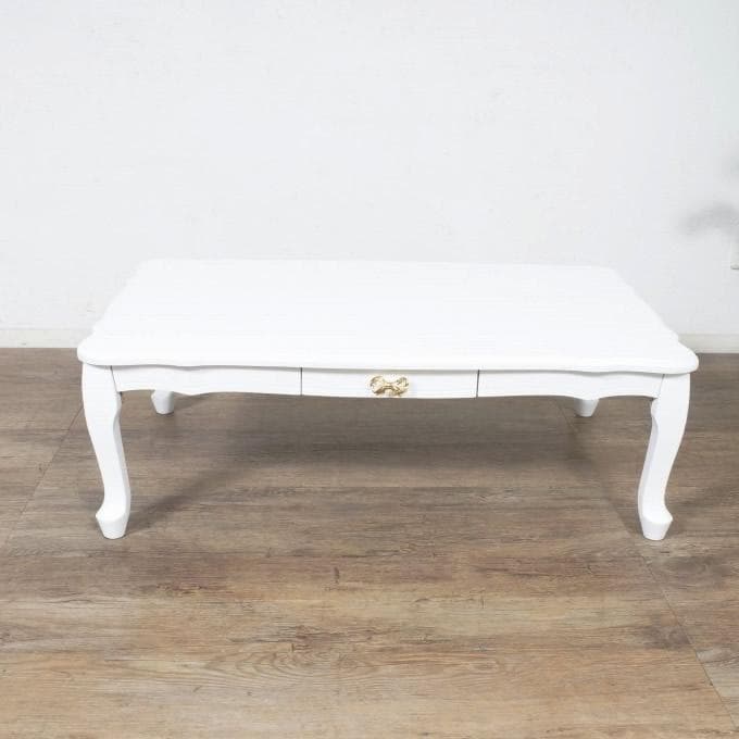 フォロー割【新品】ロマンティック　猫足 折れ脚テーブル　リボン　ガーリー