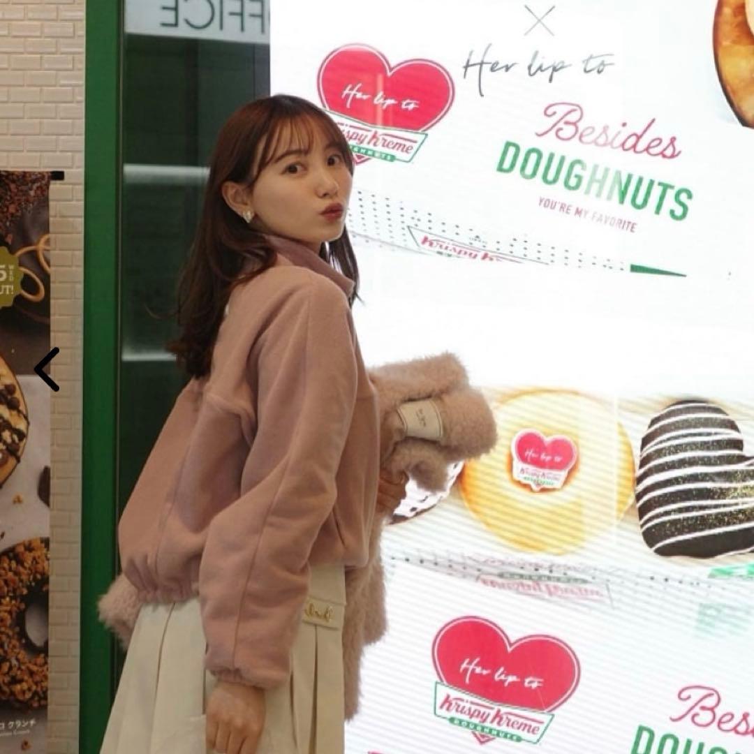 herlipto Flight Mode Fleece Pullover ピンク