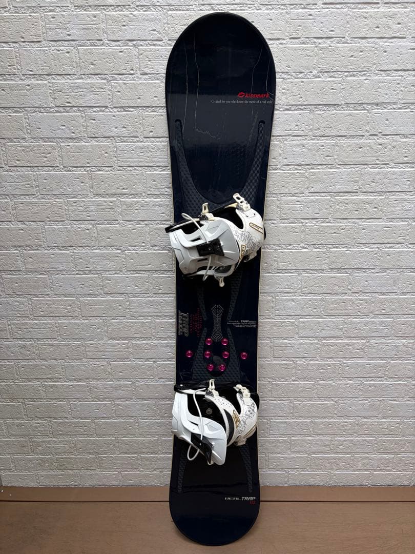 kissmark TRAP スノーボード、バインディングセット